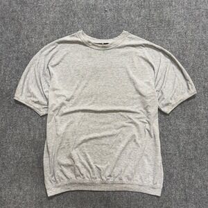VTG men's heather gray crewneck t-shirt 2XL Y2K 90 Paper Tag